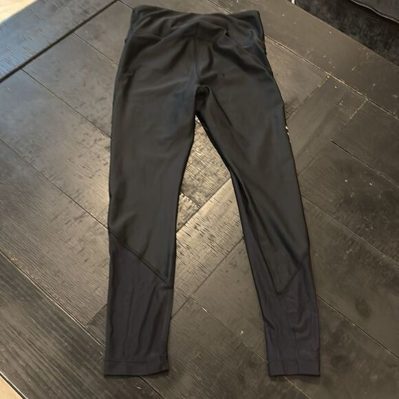 Under Armour Black Compression Bottom Sheer Size Small Athletic Gym Leggings - Picture 8 of 10